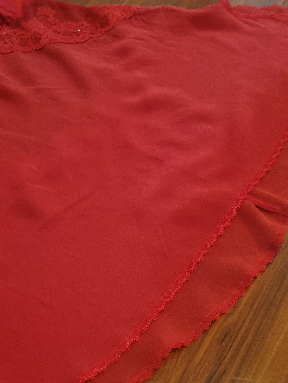 VICTORIA'S SECRET Vintage Babydoll Slip Dress Red Size Small - Picture 7 of 12